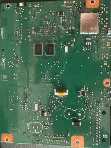 Mainboard back Mainboard back